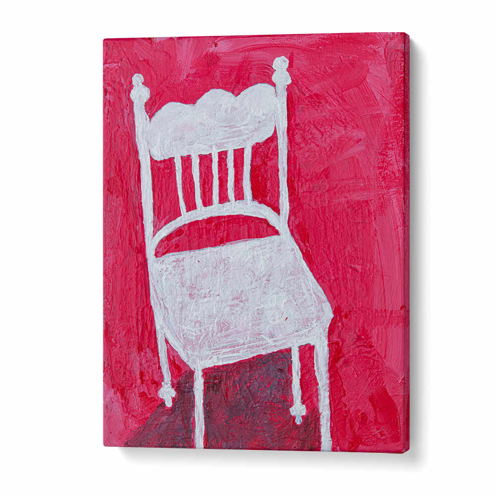Stylish WHITE CHAIR, FASHION POSTERS on a vibrant background, perfect for adding elegance to any contemporary space.