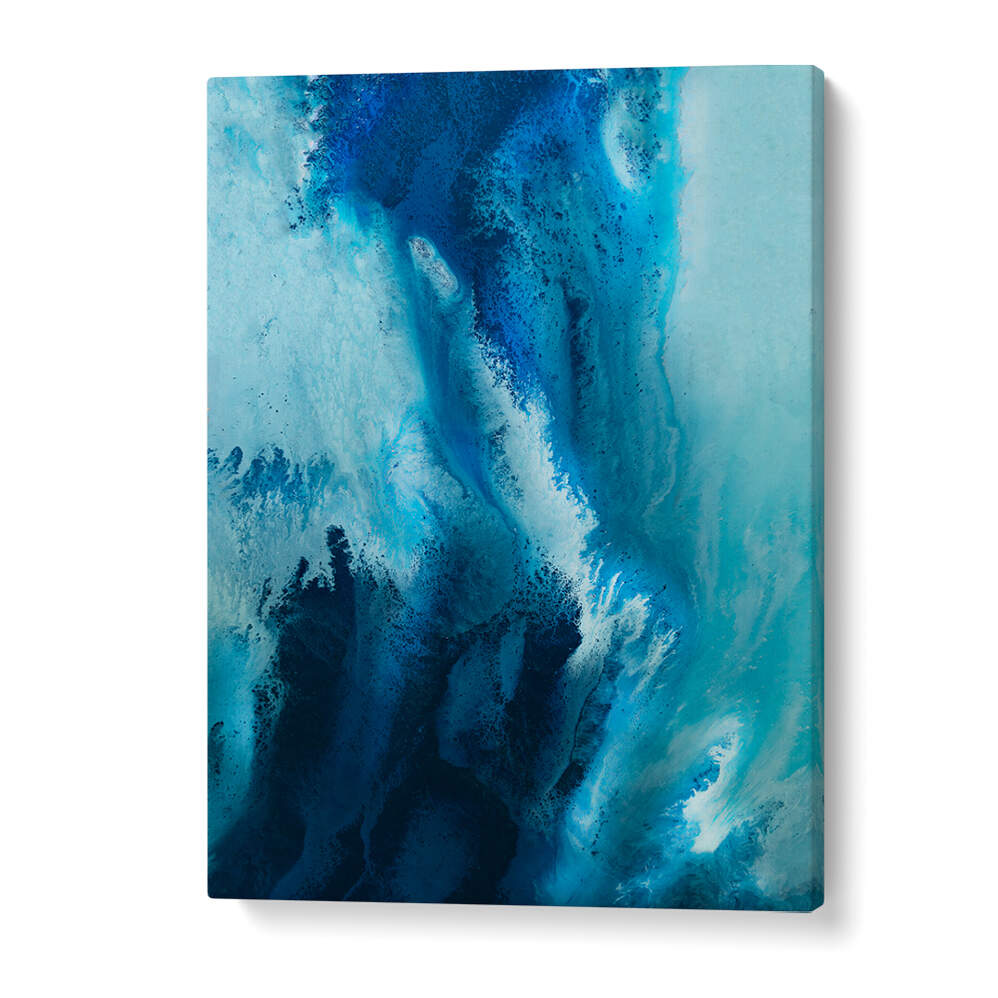 Stunning blue tones in HAMPTONS, ABSTRACT PAINTINGS collection elevate any living space with vibrant creativity.
