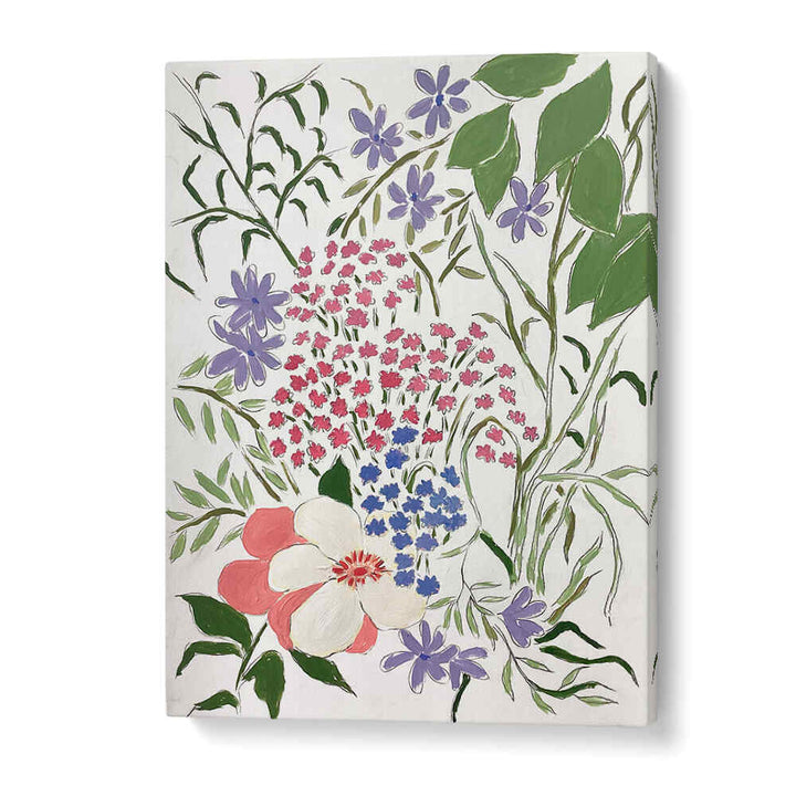 SUMMER BLOSSOMS , FLORAL FLOWER PAINTINGS