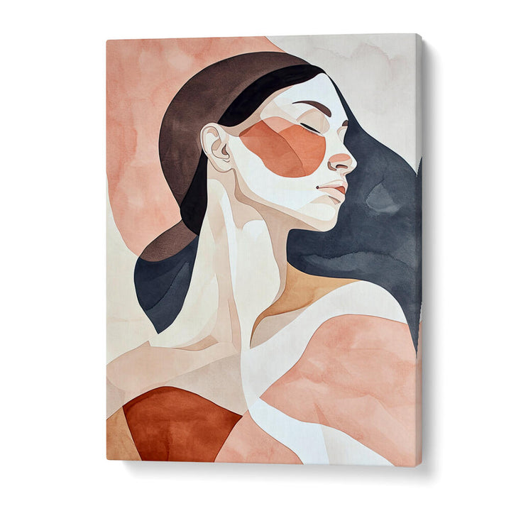 WOMAN WATERCOLOR DIGITAL PAINTING II , PORTRAITS & FIGURATIVE ILLUSTRATIONS