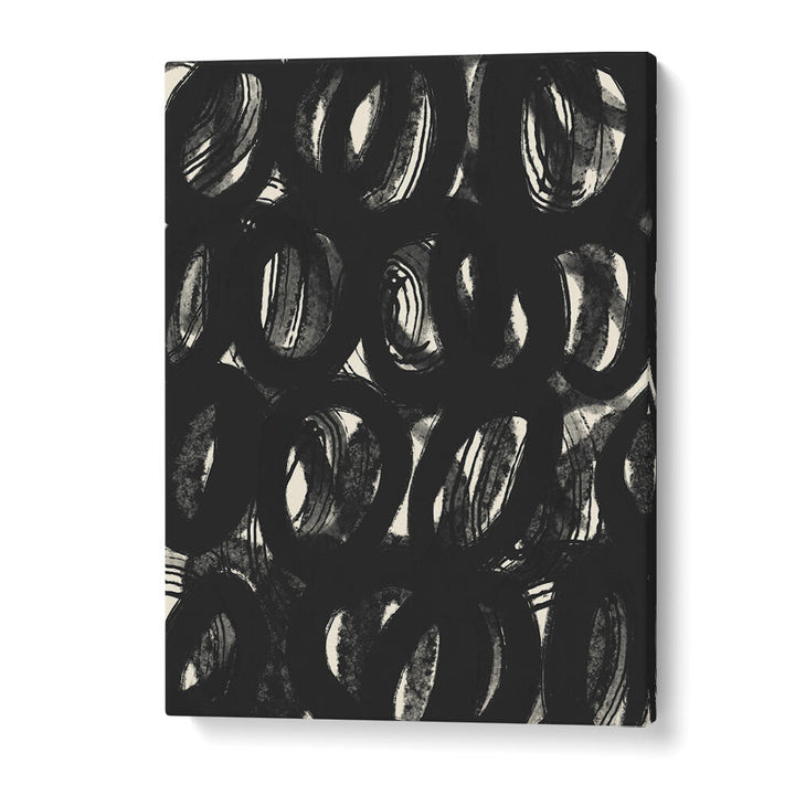 BLACK ABSTRACT BRUSH SCRIBBLE , ABSTRACT PAINTINGS