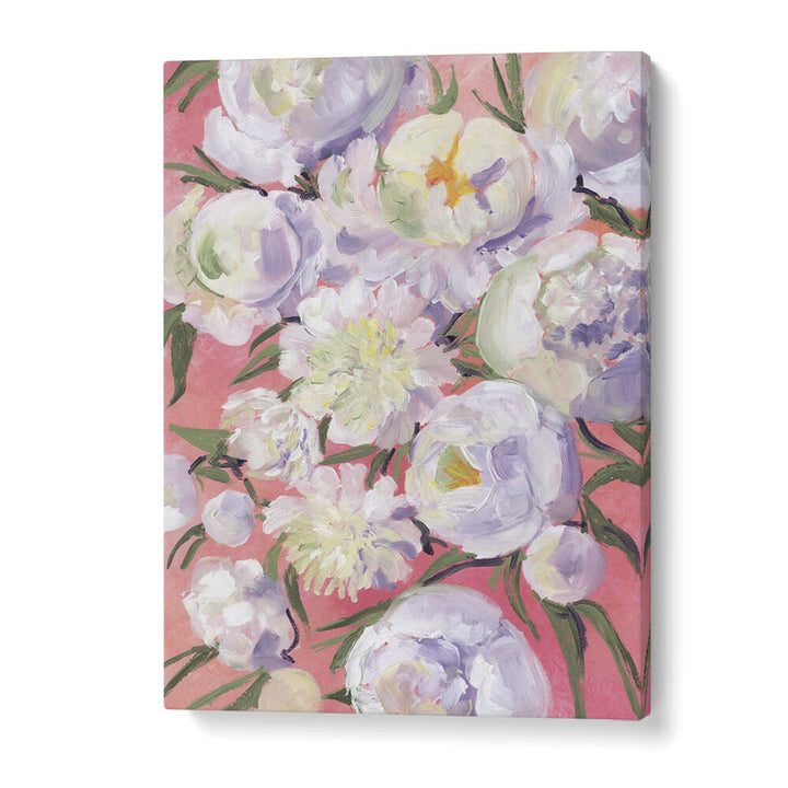 KINSLY PAINTERLY BOUQUET , FLORAL FLOWER PAINTINGS
