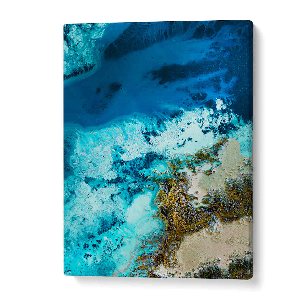 SALT WATER PASSAGE, ABSTRACT PAINTINGS feature vibrant colors and textures, transforming any space beautifully.