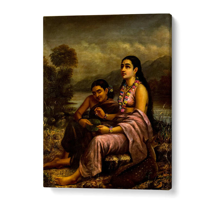 SAKUNTHALA PATHRALEKHAN , INDIAN ART PAINTINGS