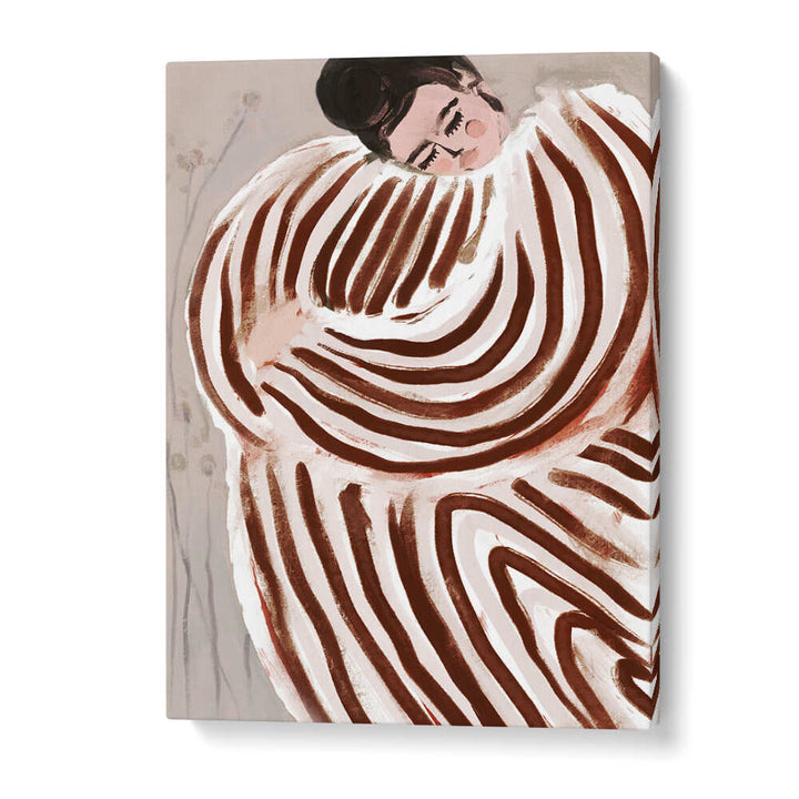 STRIPED EMBRACE , PORTRAITS & FIGURATIVE ILLUSTRATIONS