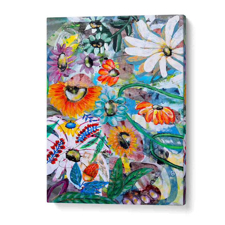ART FLORAL , FLORAL FLOWER PAINTINGS