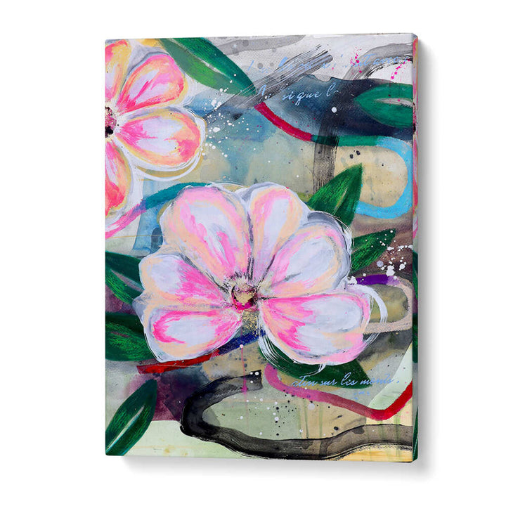 ART ON PAPER , FLORAL FLOWER PAINTINGS