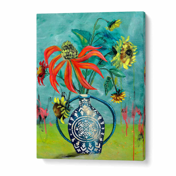 ARTWORK III , FLORAL FLOWER PAINTINGS