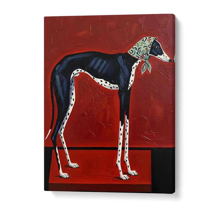 BLACK DOG GREYHOUND I