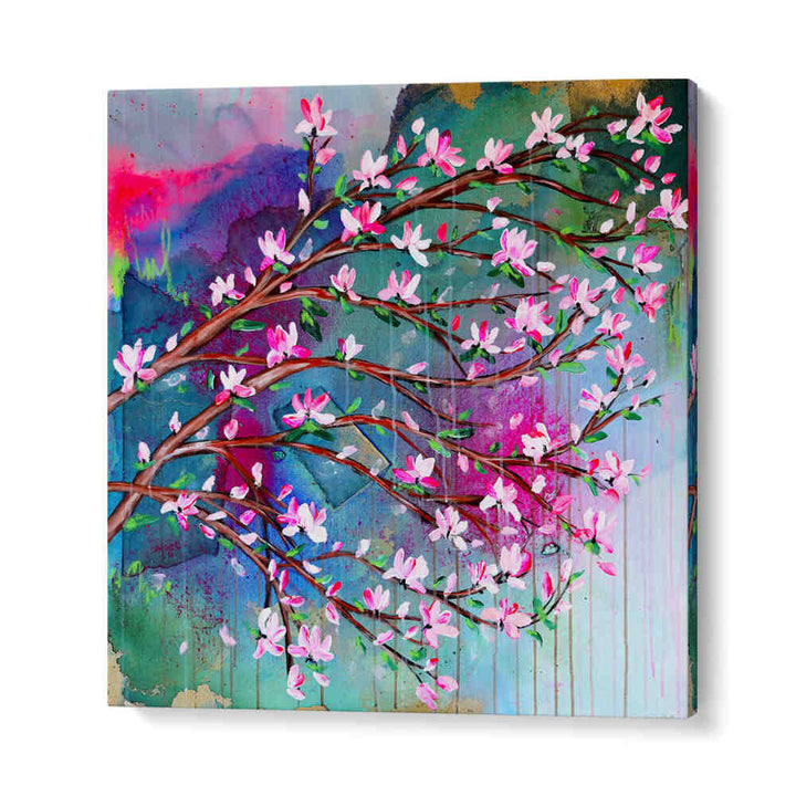 CHERRY BLOSSOM , FLORAL FLOWER PAINTINGS