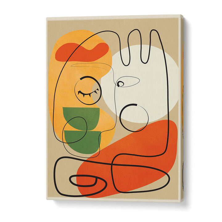 VERY ABSTRACT COLORFUL PORTRAIT