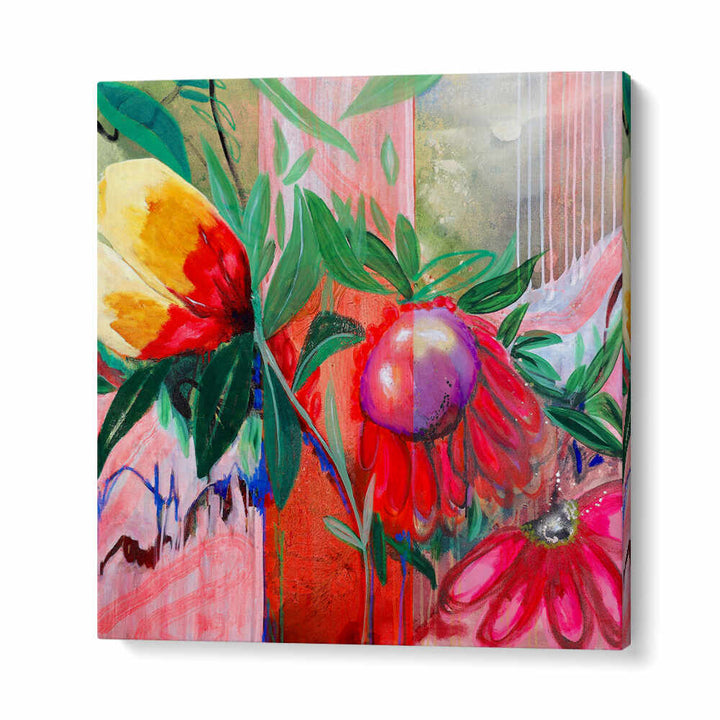 PAINTING IV , FLORAL FLOWER PAINTINGS