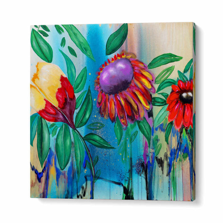 FLORAL ART , FLORAL FLOWER PAINTINGS