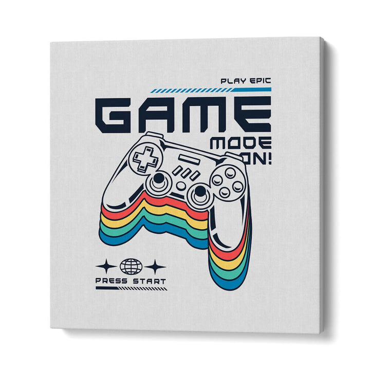 Game Mode - On Gaming Art Artwork in Gallery Wrap