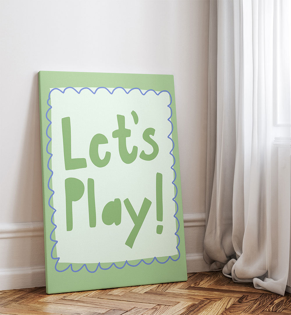 GAME TIME INVITATION , KIDS ROOM PAINTINGS