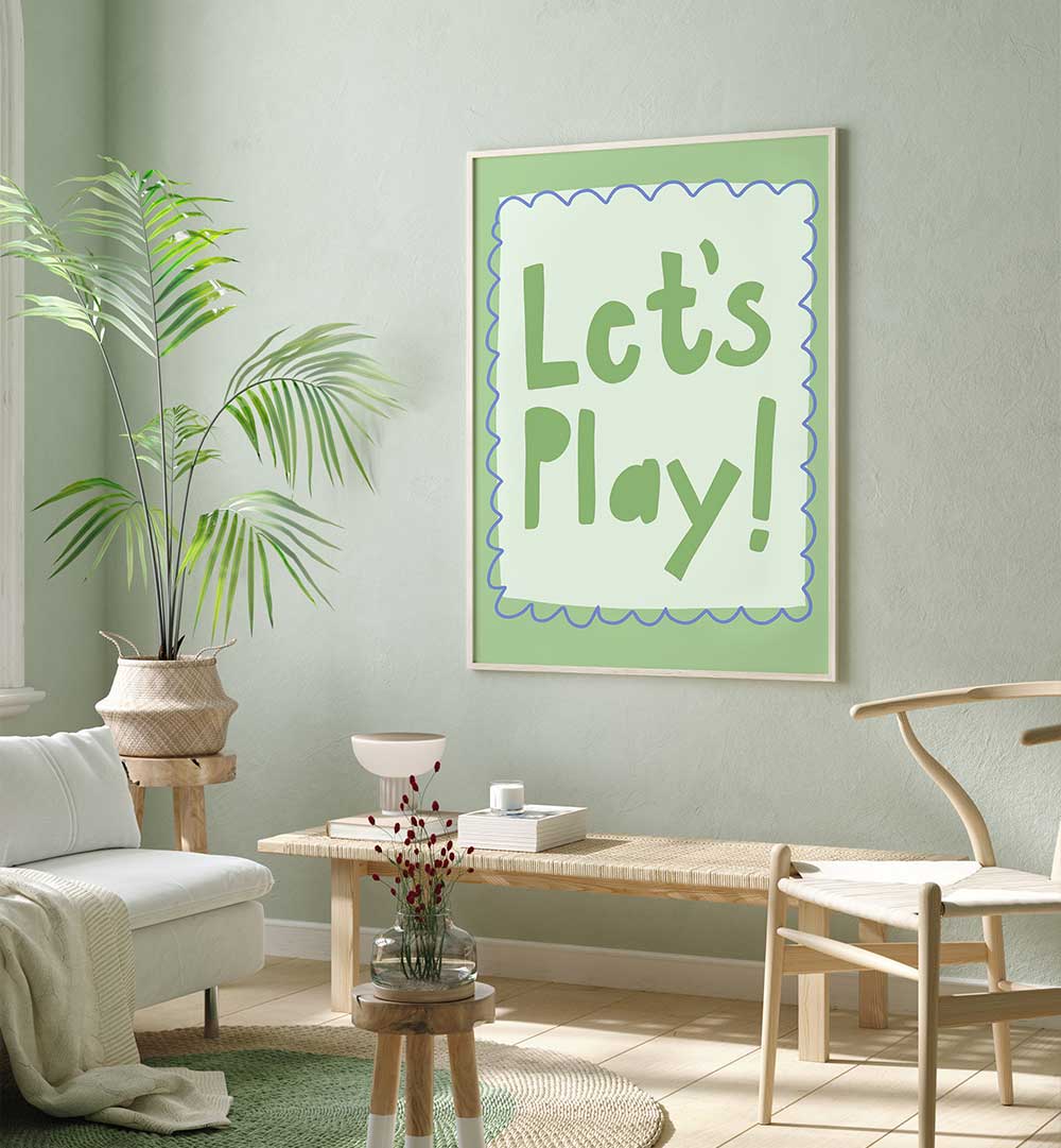 GAME TIME INVITATION , KIDS ROOM PAINTINGS