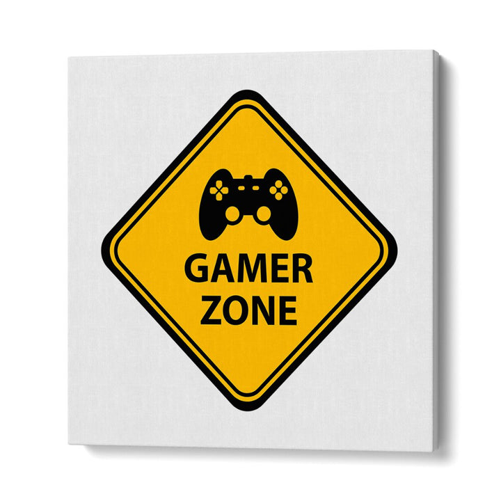 Gamer Zone Gaming Art Artwork in Gallery Wrap