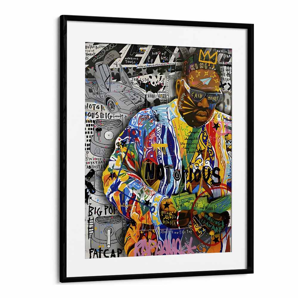 Gangs X Pop Pop Art Artwork in Black Frame With Mount