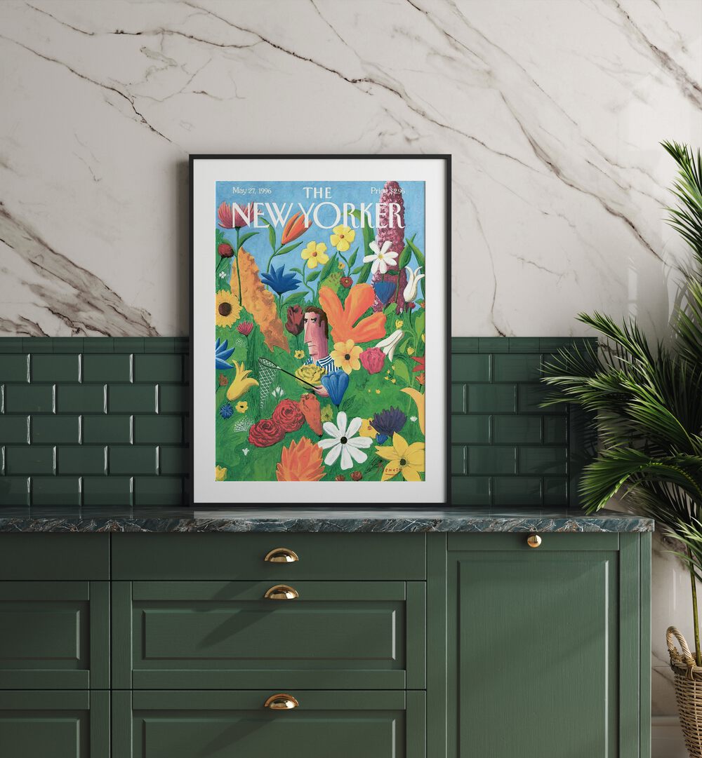  Garden Apartment By Benoit Van Innis - May 27 1996 Artwork Placed on a wall In A Living Room 
