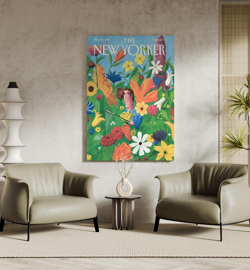  Garden Apartment By Benoit Van Innis - May 27 1996 Artwork Placed on a wall In A Living Room 