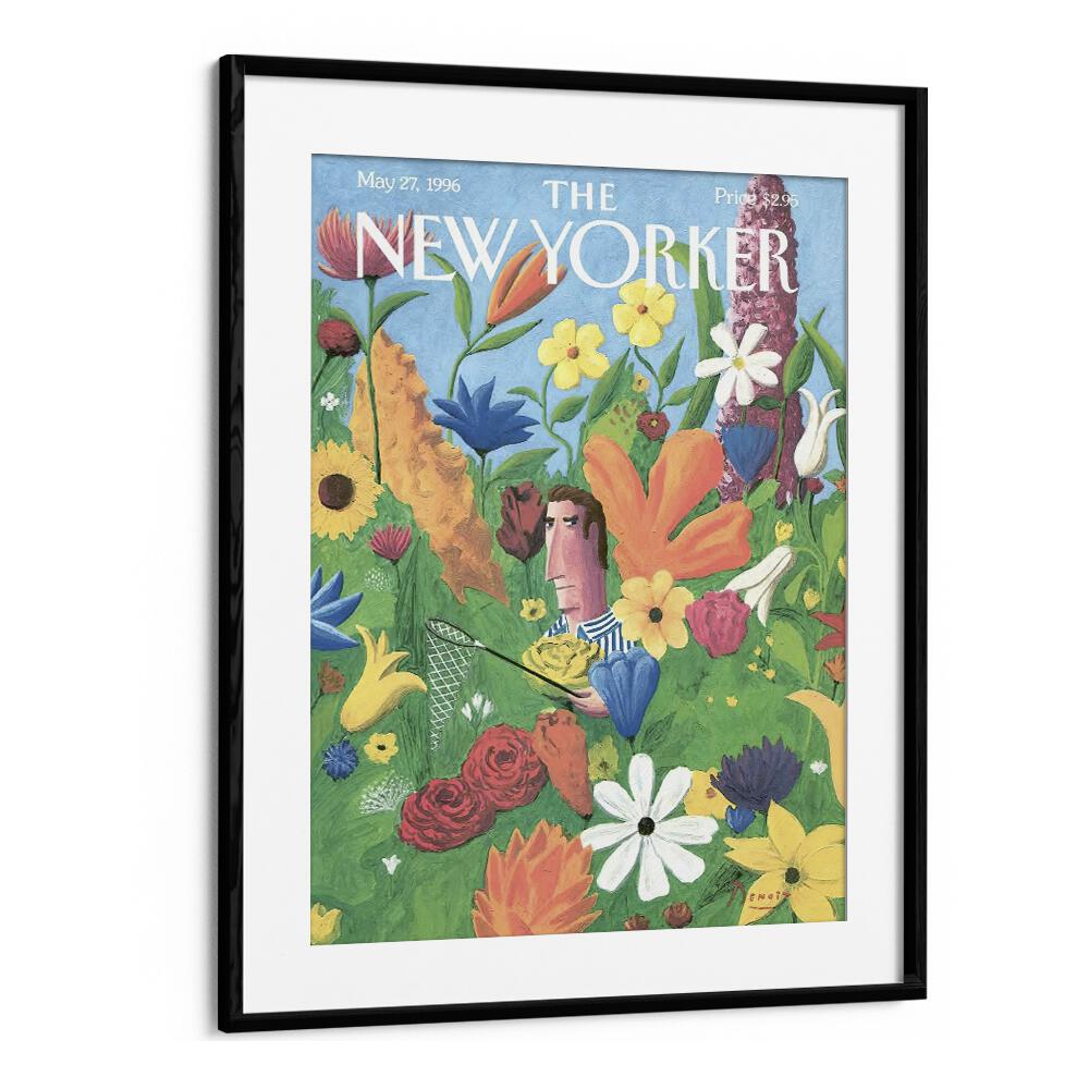 Garden Apartment By Benoit Van Innis - May 27 1996 Artwork in Black Frame With Mount