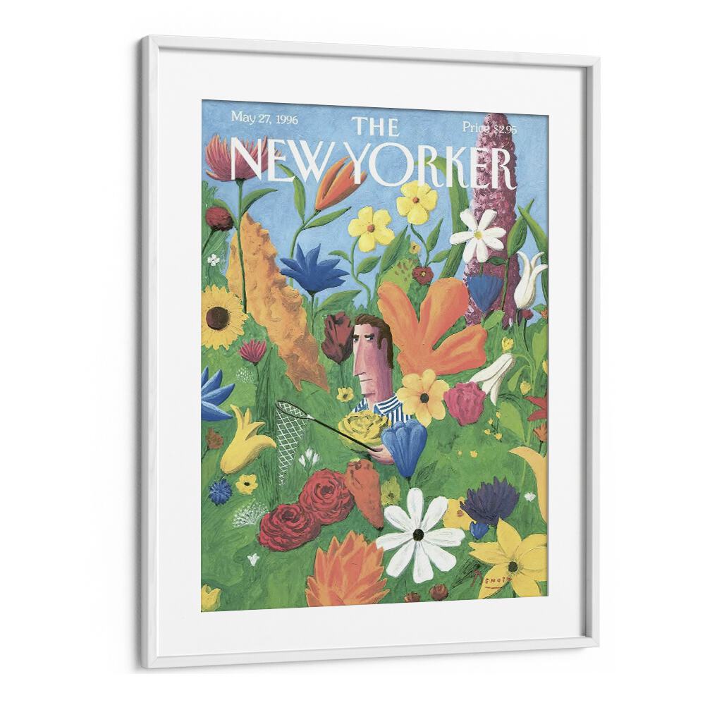  Garden Apartment By Benoit Van Innis - May 27 1996 Artwork in White frame With Mount