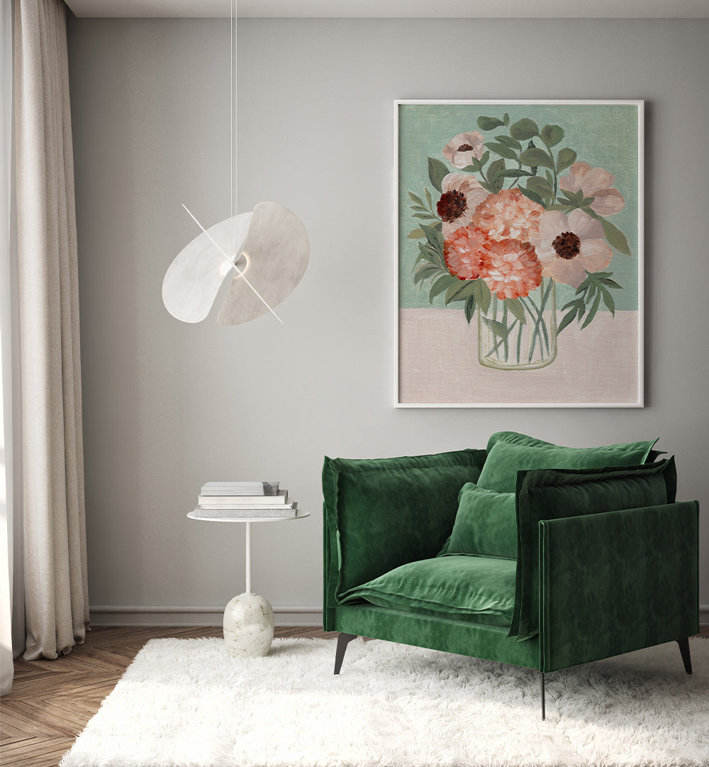 GARDEN BEAUTIES , FLORAL FLOWER PAINTINGS