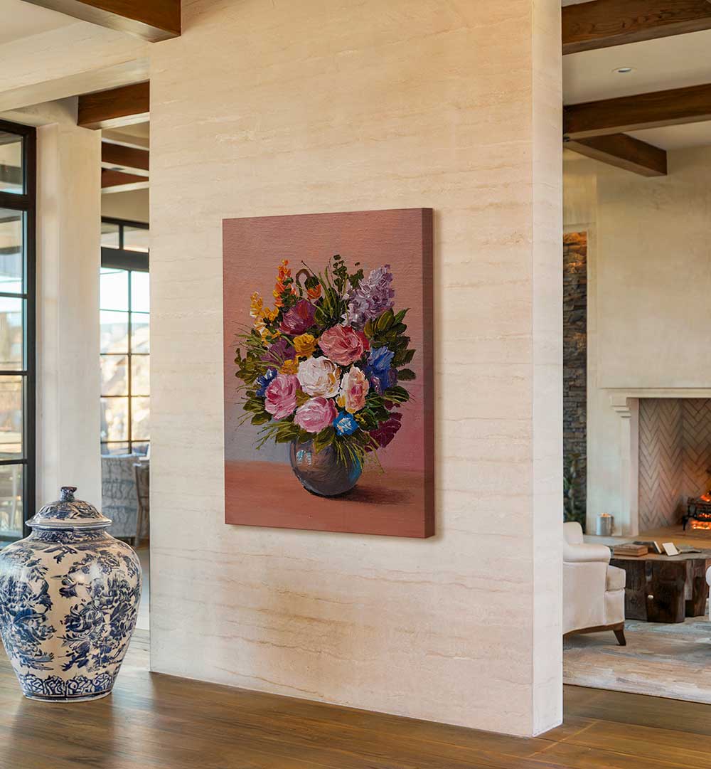 GARDEN IN A JAR, VINTAGE EUROPEAN PAINTINGS