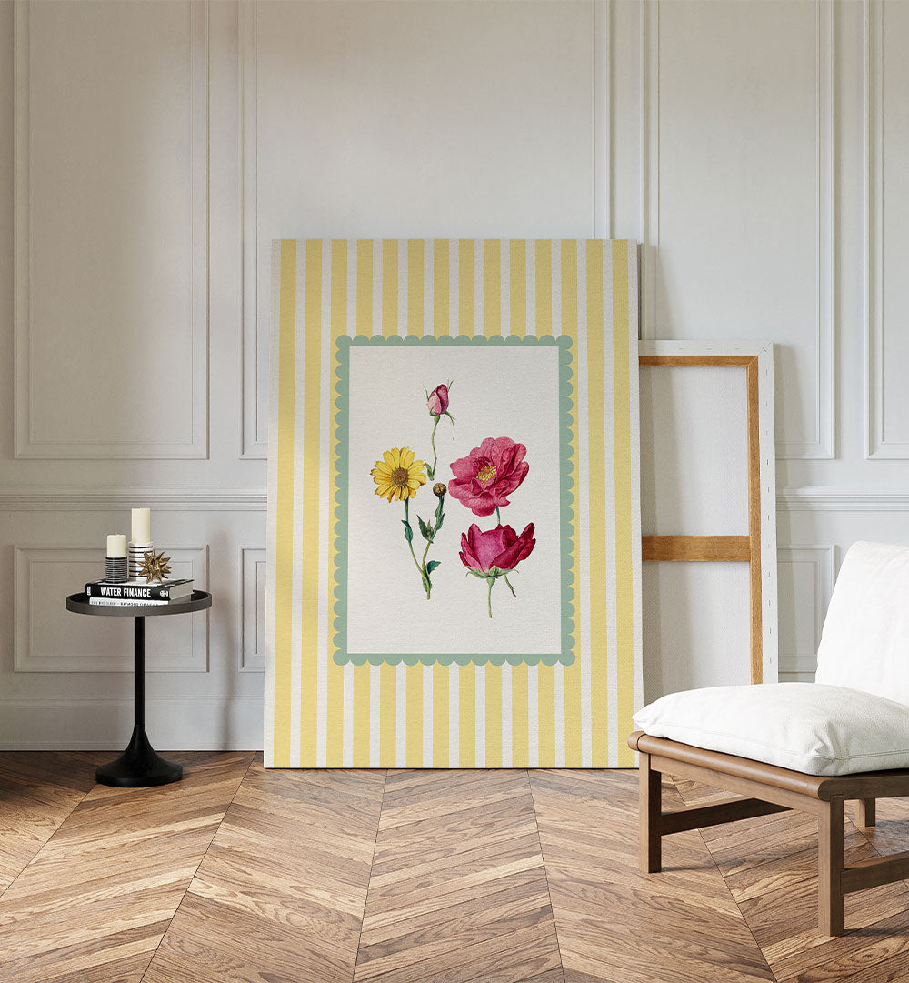GARDEN ROSE & DAISY STUDY