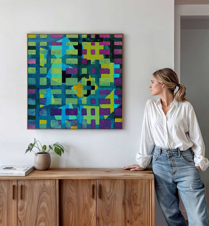 GARDEN WALL , PATTERN ART PRINTS