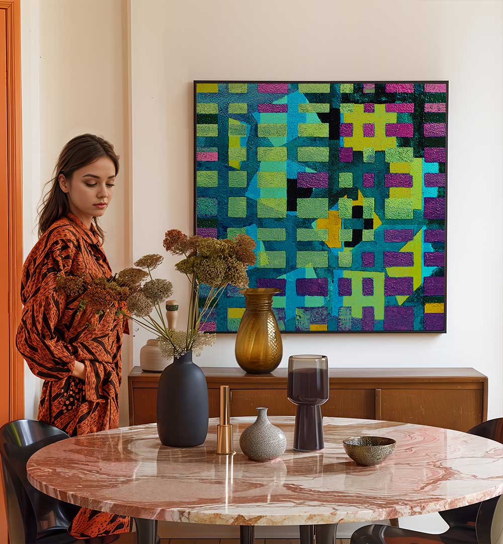 GARDEN WALL , PATTERN ART PRINTS