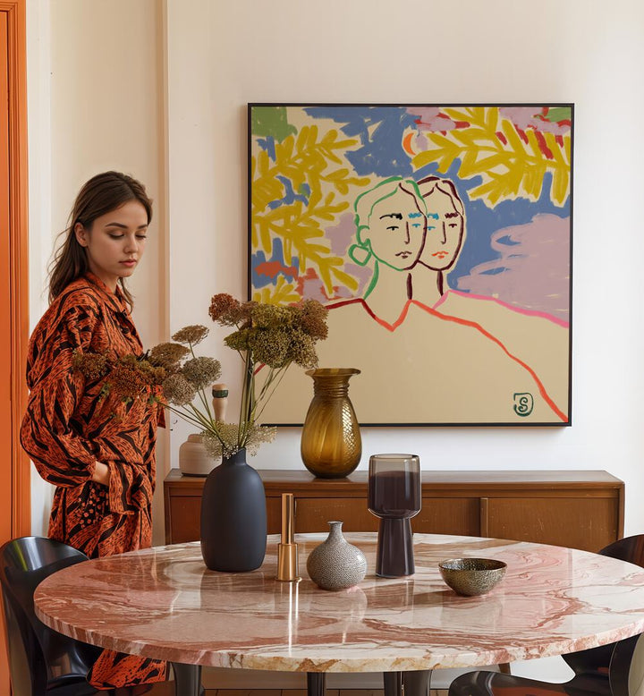 Elevate your decor with the GEMINI III, ZODIAC & TAROT POSTERS showcasing vibrant astrology-inspired artwork.