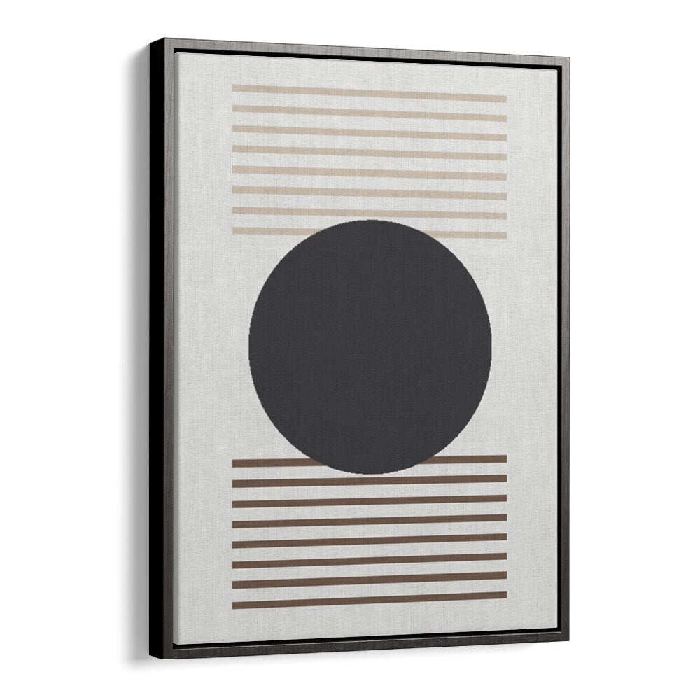 Geometric II Geometric Art Artwork in Black Floater Frame