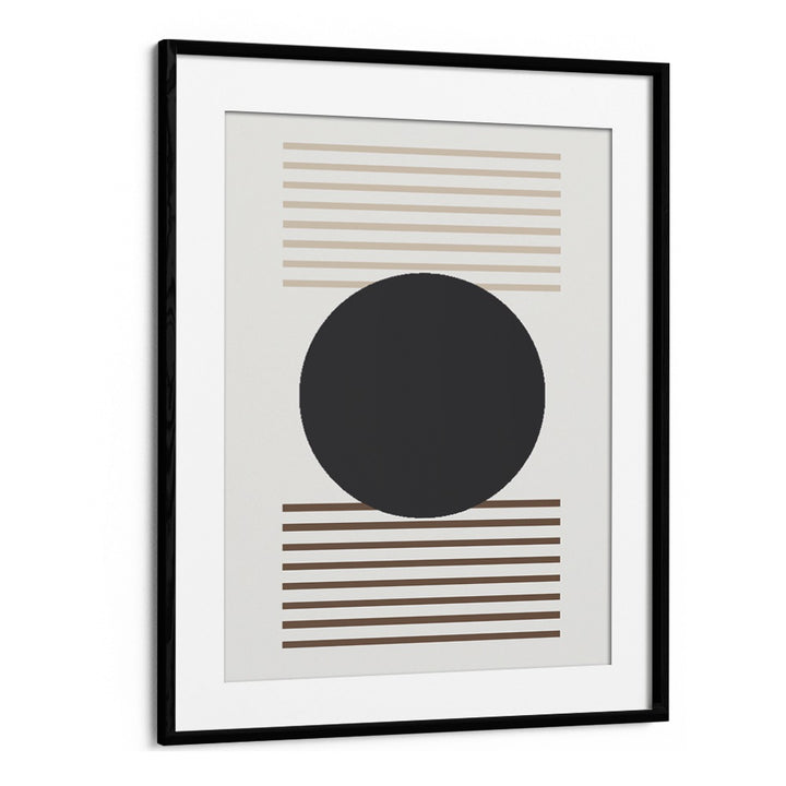 Geometric II Geometric Art Artwork in Black Frame With Mount