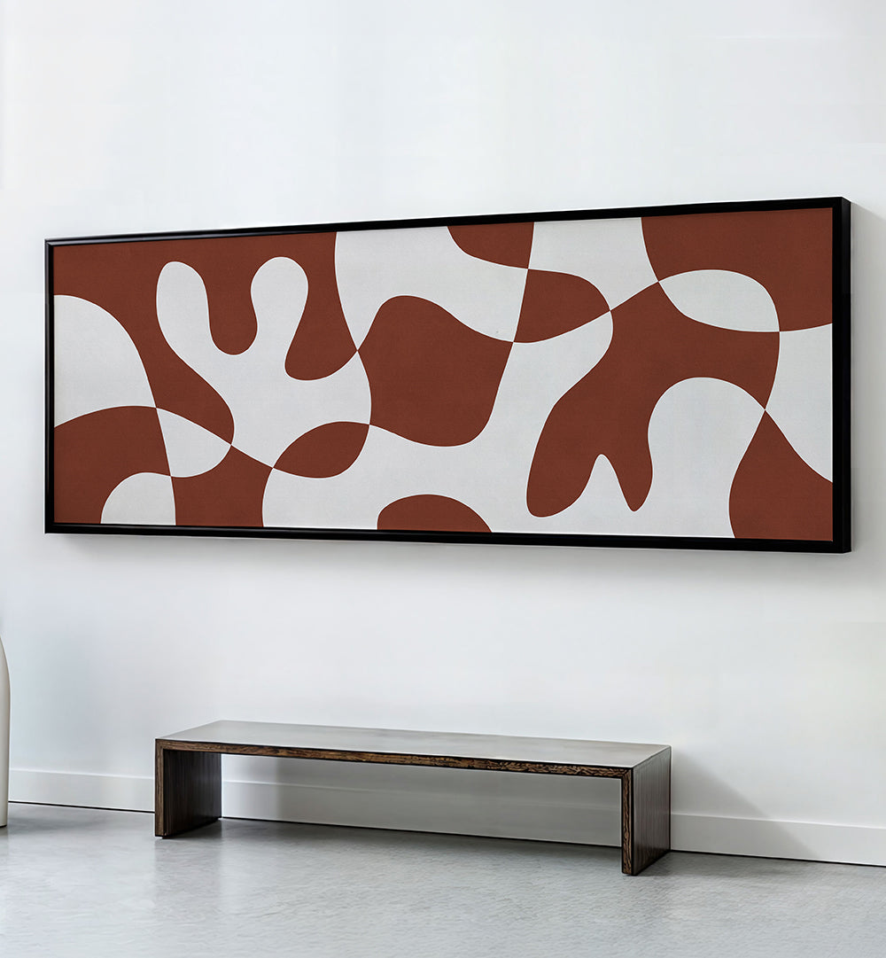 GEOMETRIC MODERN ART , PANORAMIC ART