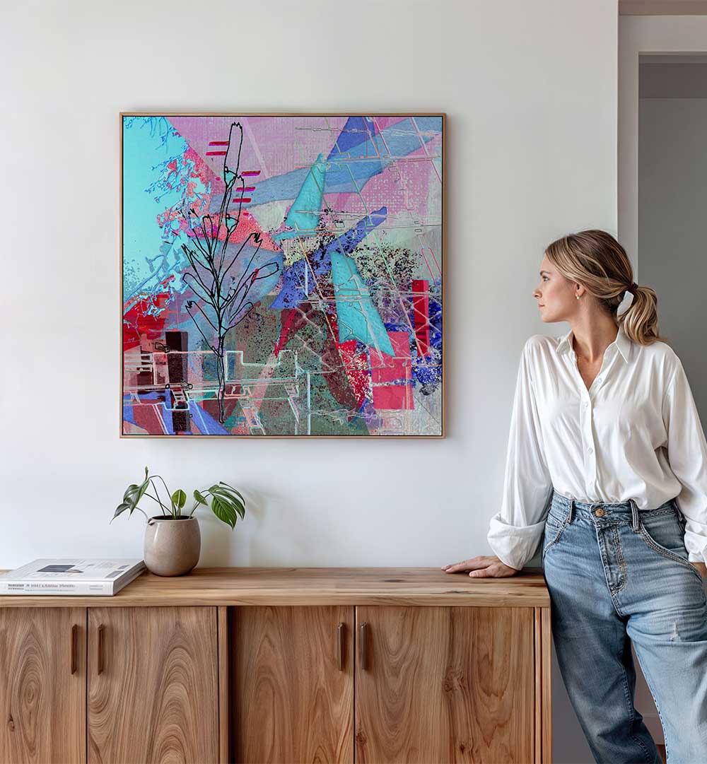 GEOMETRIC SHAPES AND BOTANICAL ELEMENTS , ORGANIC FORMS