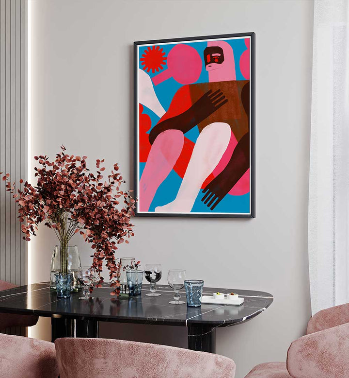 GEOMETRIC SHAPES AND HUMAN FIGURES II , PORTRAITS & FIGURATIVE ILLUSTRATIONS