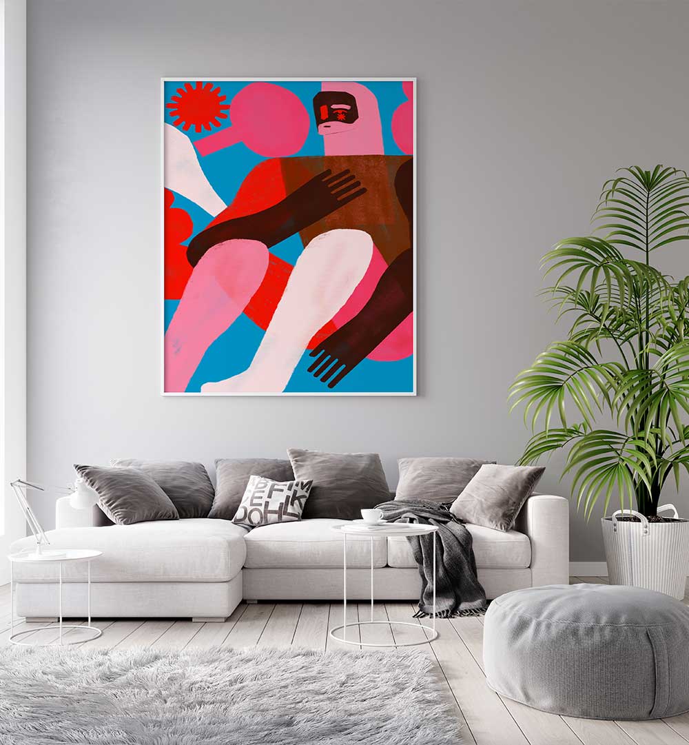 GEOMETRIC SHAPES AND HUMAN FIGURES II , PORTRAITS & FIGURATIVE ILLUSTRATIONS