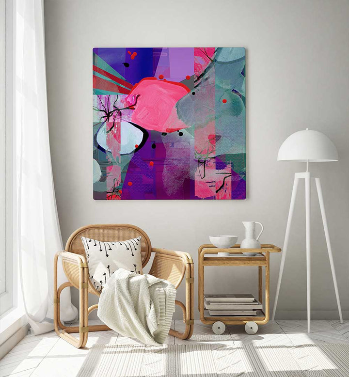 GEOMETRIC SHAPES AND TEXTURED LAYERS , ORGANIC FORMS