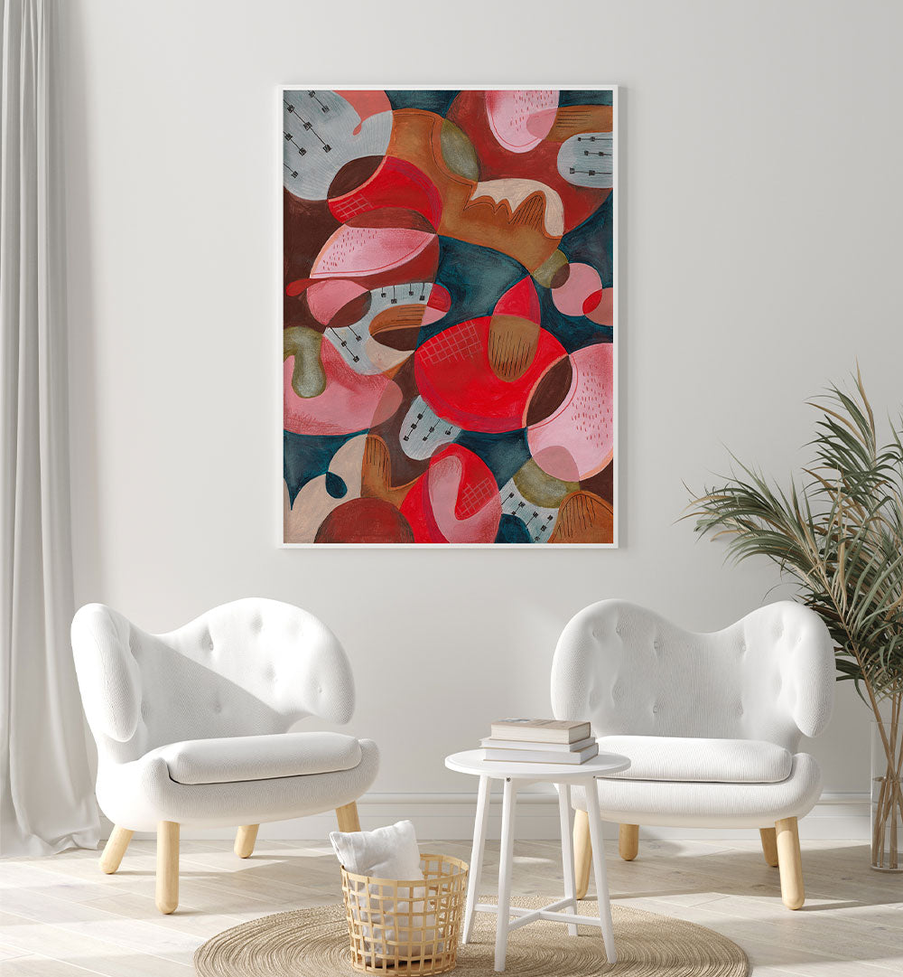 Geometrical Shapes Art Print by Caroline Bonne Müller