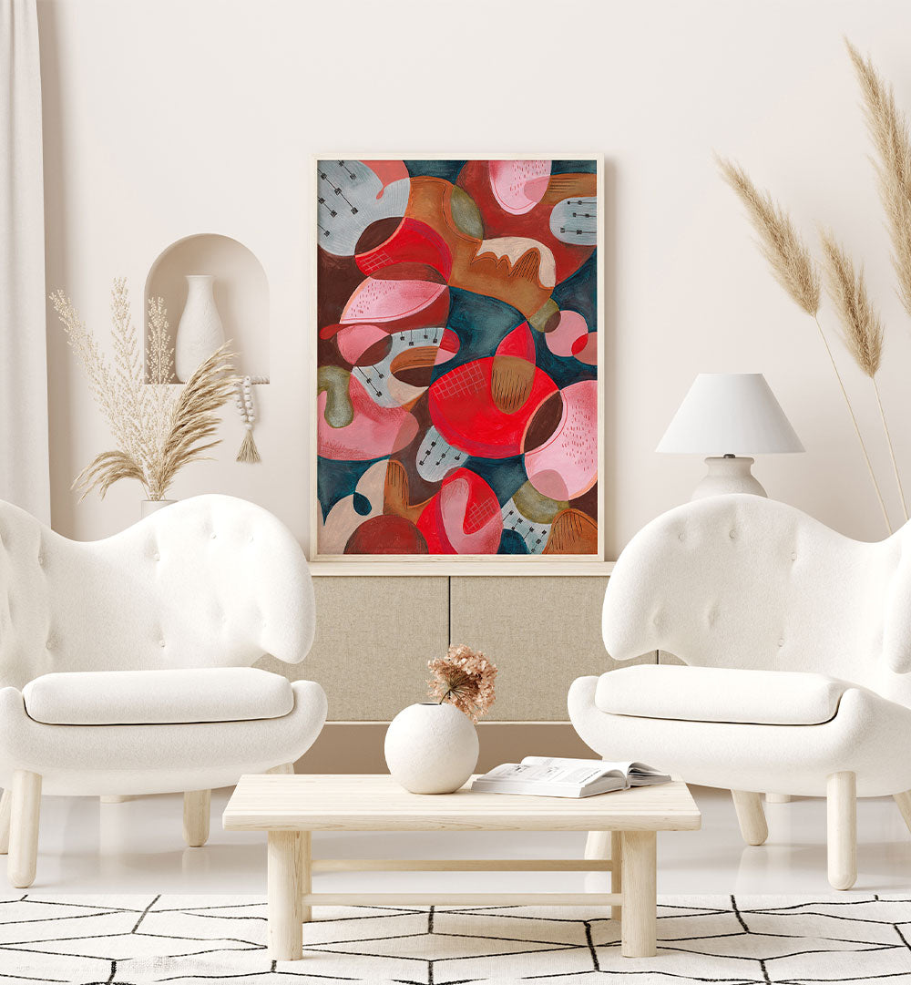 Geometrical Shapes Art Print by Caroline Bonne Müller