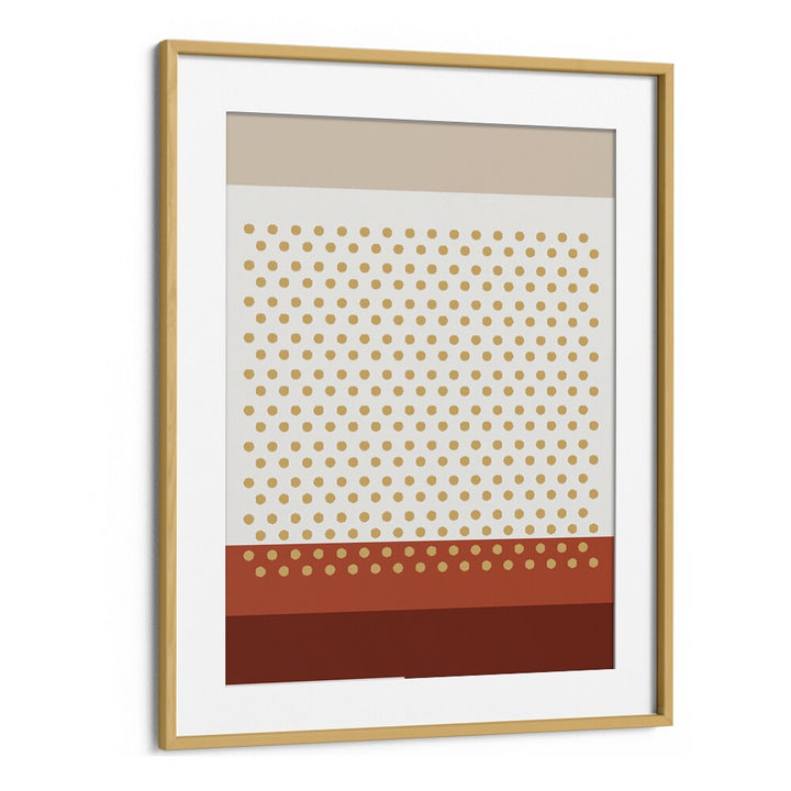 GEOMETRIC BEIGE DOTS I