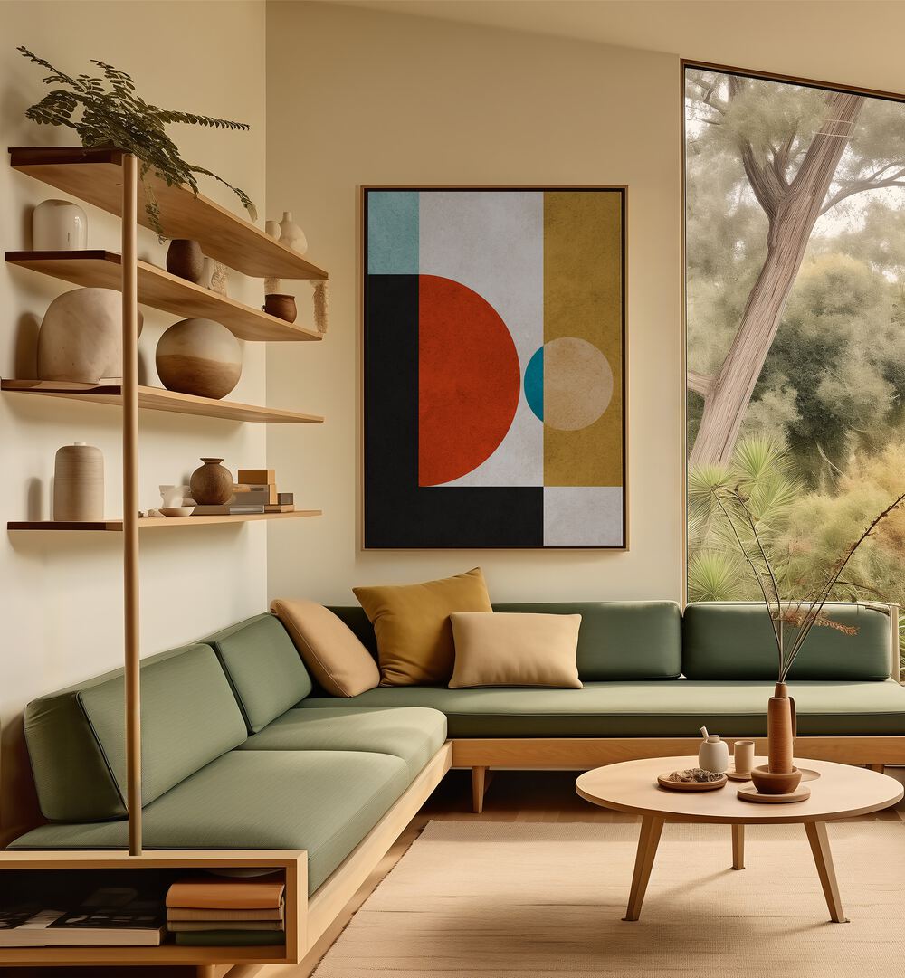 GEOMETRIC HARMONY I , GEOMETRIC ART PRINTS