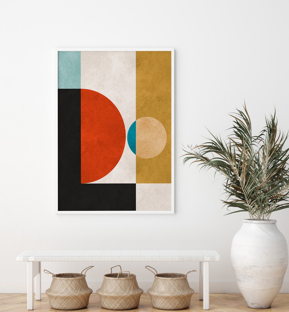 GEOMETRIC HARMONY I , GEOMETRIC ART PRINTS