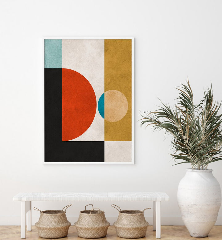 GEOMETRIC HARMONY I , GEOMETRIC ART PRINTS