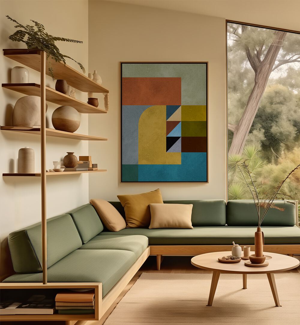 GEOMETRIC HARMONY II , GEOMETRIC ART PRINTS