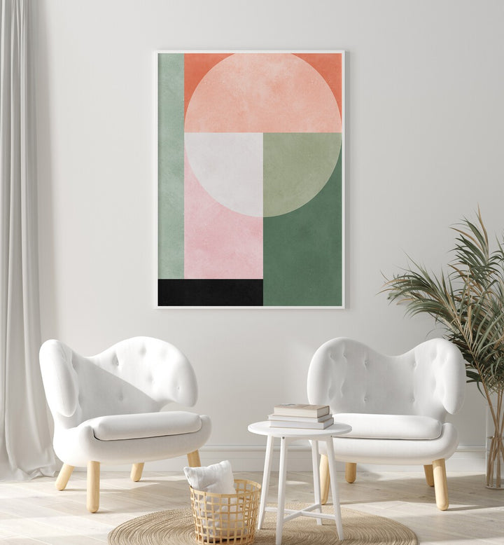 GEOMETRIC HARMONY IV , GEOMETRIC ART PRINTS
