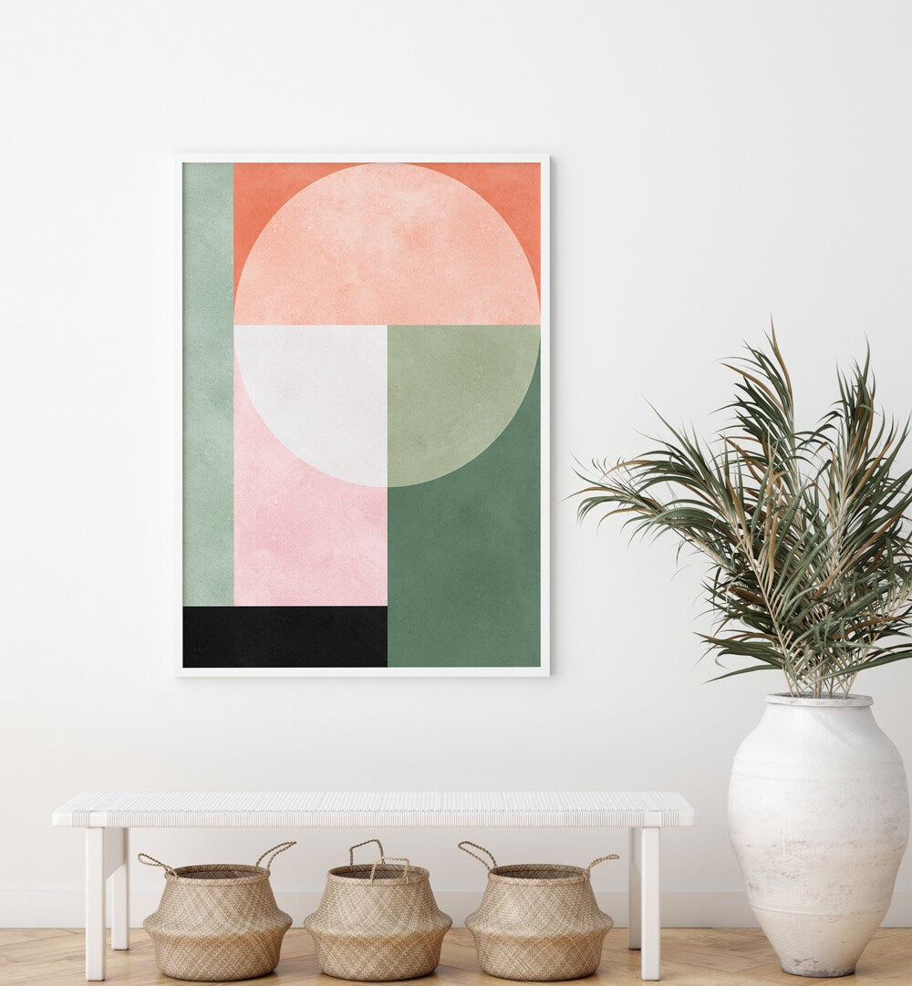 GEOMETRIC HARMONY IV , GEOMETRIC ART PRINTS