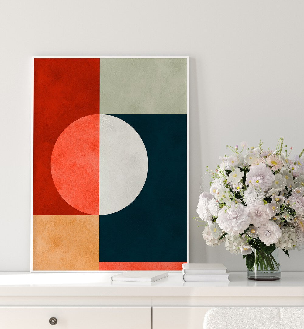 GEOMETRIC HARMONY V , GEOMETRIC ART PRINTS