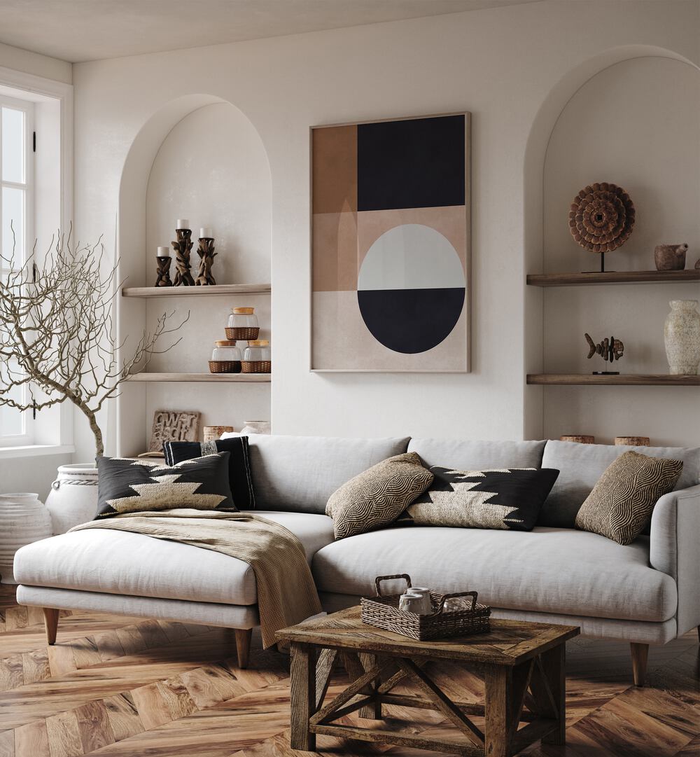GEOMETRIC HARMONY VI , GEOMETRIC ART PRINTS